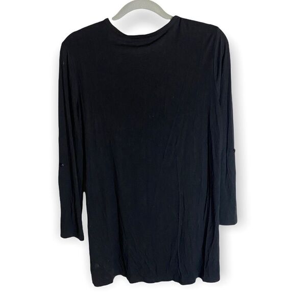 Cable & Gauge Black Blouse - Picture 3 of 4